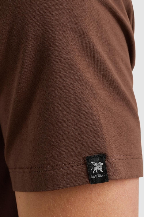 Vanguard short sleeve r-neck cotton elastan